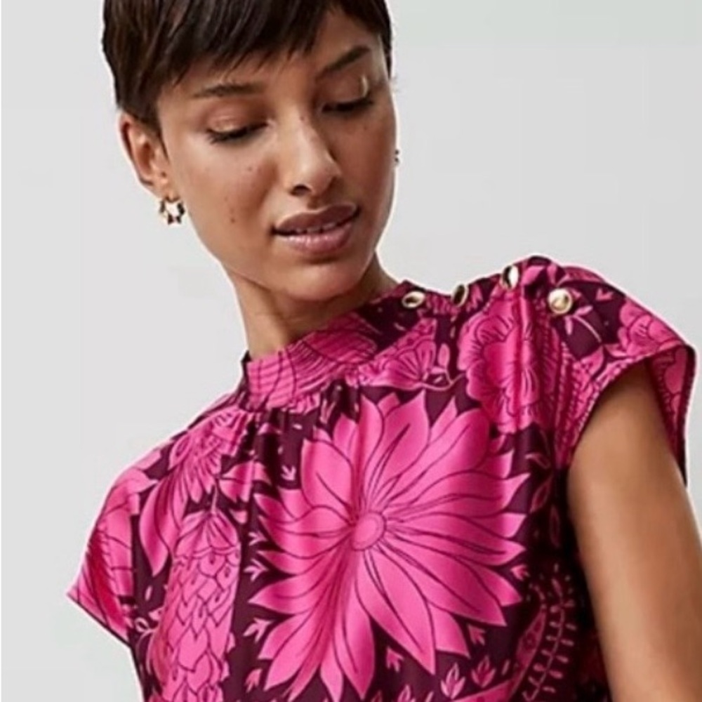 Pink Floral Dress
